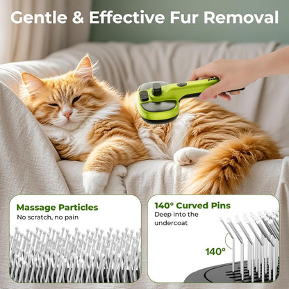 Steam Cat Brush Self Cleaning Pet Grooming Brush with Mist Spray