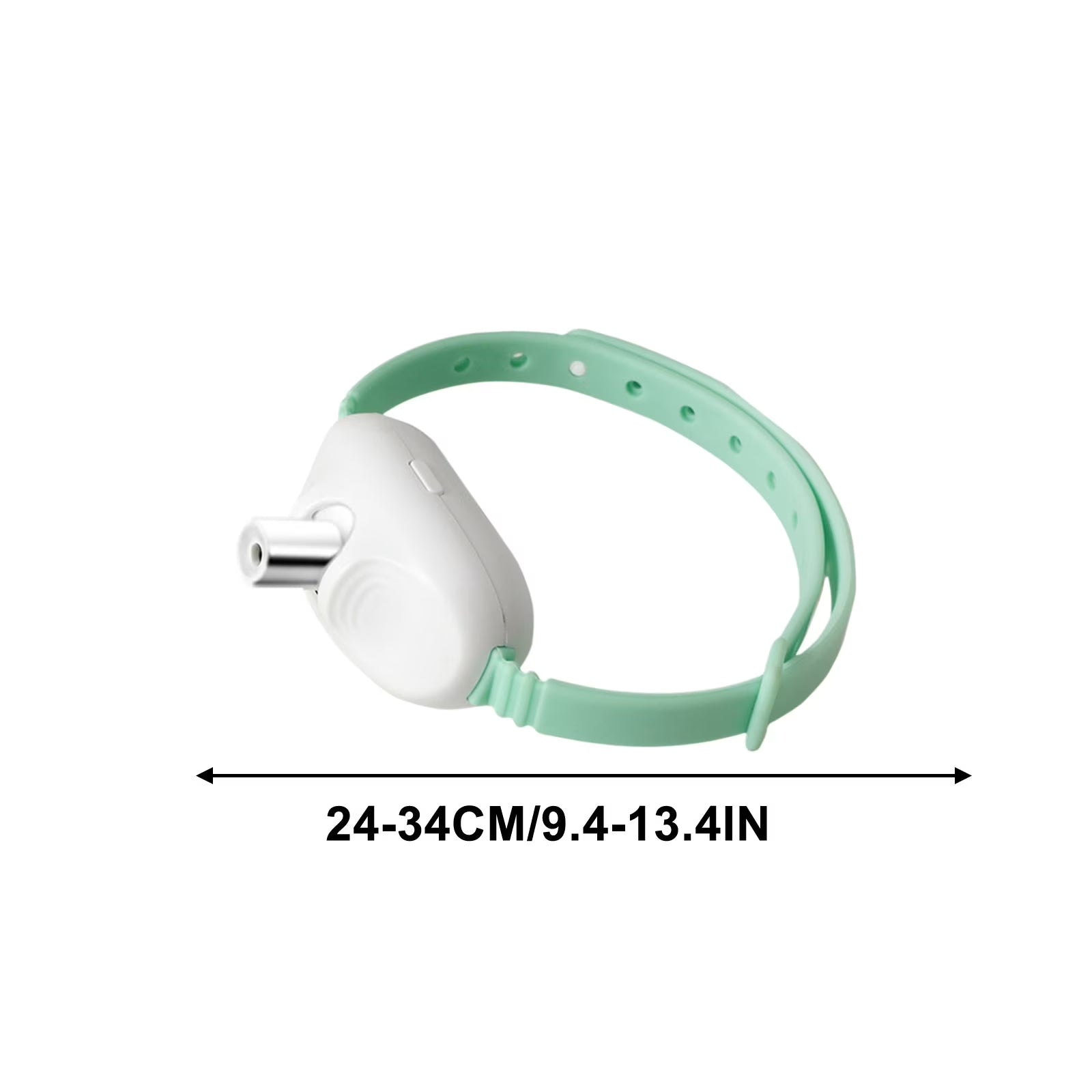 WLOELOEW Mint Green Automatic Laser Pointer Collar for Cats Wearable Interactive Cat Toy Usb Rechargeable Smart Amusing Pet Collar Plastic and Silicone Material Mint Green
