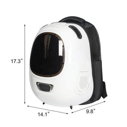 Bubble Pet Carrier Backpack for Small Dogs, Cats, or Bunnies