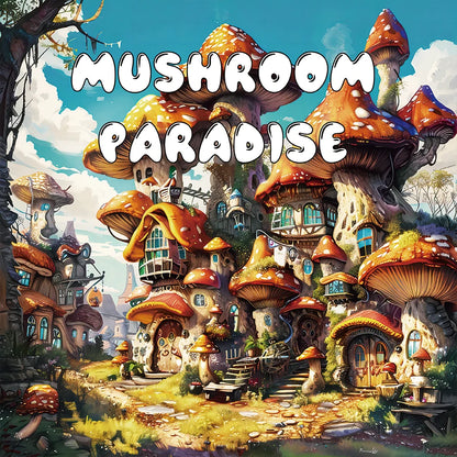 20 Page TREEHOUSE FANTASY Coloring Book for Adults Landscape Pattern Designs Stress Relief Relaxation DIY Graffiti Painting Book