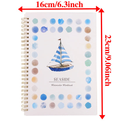 Beginner's Practice Book For Painting Watercolor Oil Painting Dyeing Album Comes Coloring Book  Advanced Painting
