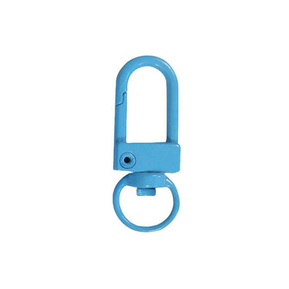 10/30/50Pcs/Lot Colorful Alloy Snap Lobster Clasp Hooks Keychain Findings for DIY Jewelry Making Key Ring Accessories Wholesale