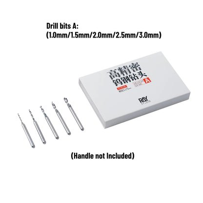 RAY STUDIO RHD Hatch Hand Drill Clamps 0.2~3.175mm Bits for Model & Figure Drilling Hobby Tool