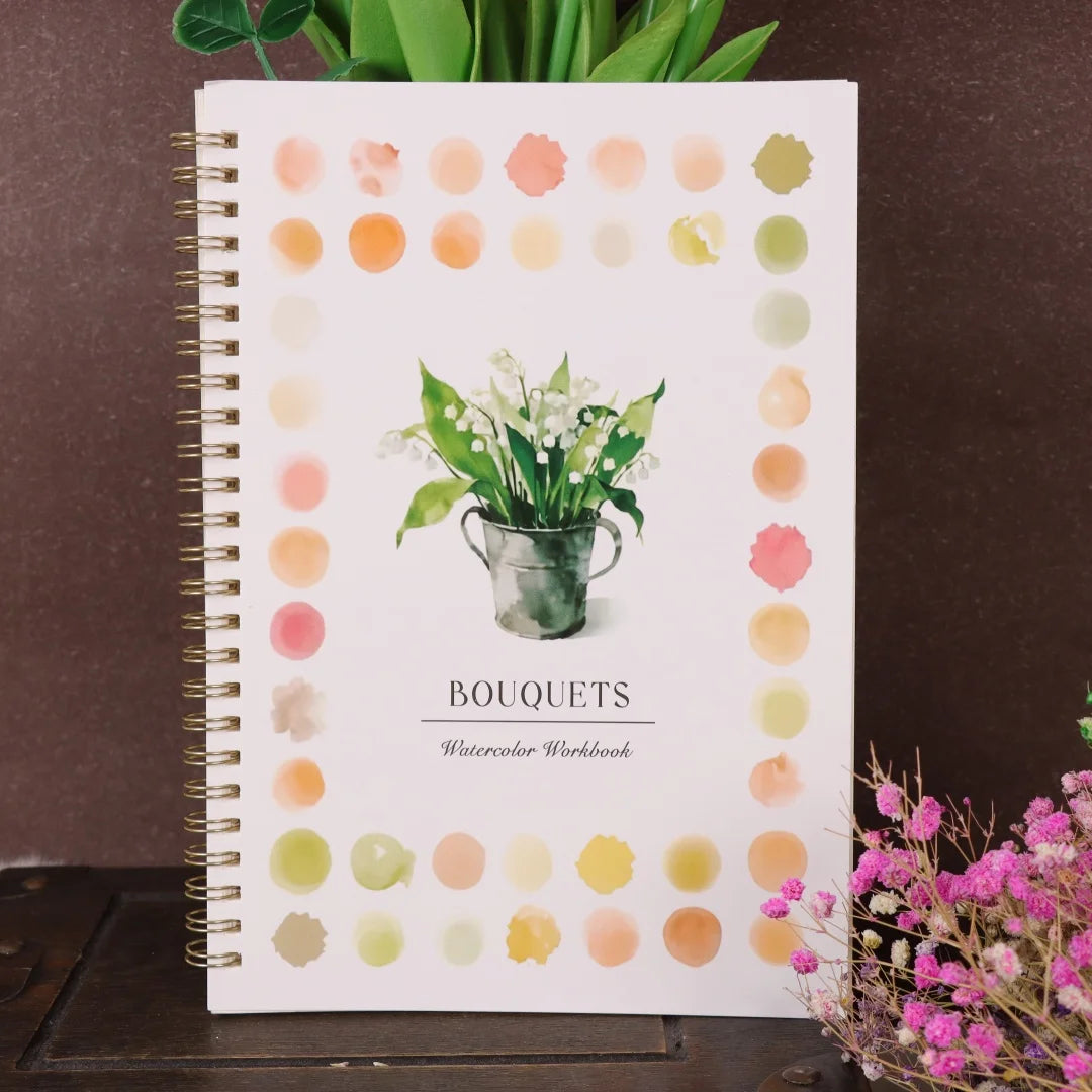 Beginner's Practice Book For Painting Watercolor Oil Painting Dyeing Album Comes Coloring Book  Advanced Painting