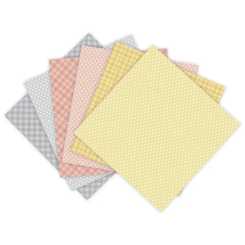 12 Sheets Pastel Spring Craft Paper Pack for Scrapbooking Card Making DIY Origami Background Paper with Cutting Dies