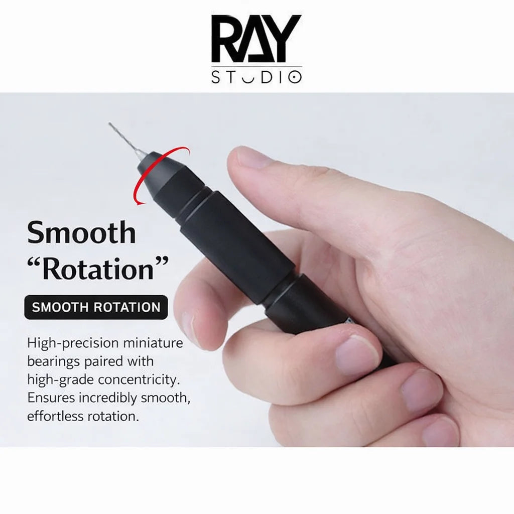 RAY STUDIO RHD Hatch Hand Drill Clamps 0.2~3.175mm Bits for Model & Figure Drilling Hobby Tool