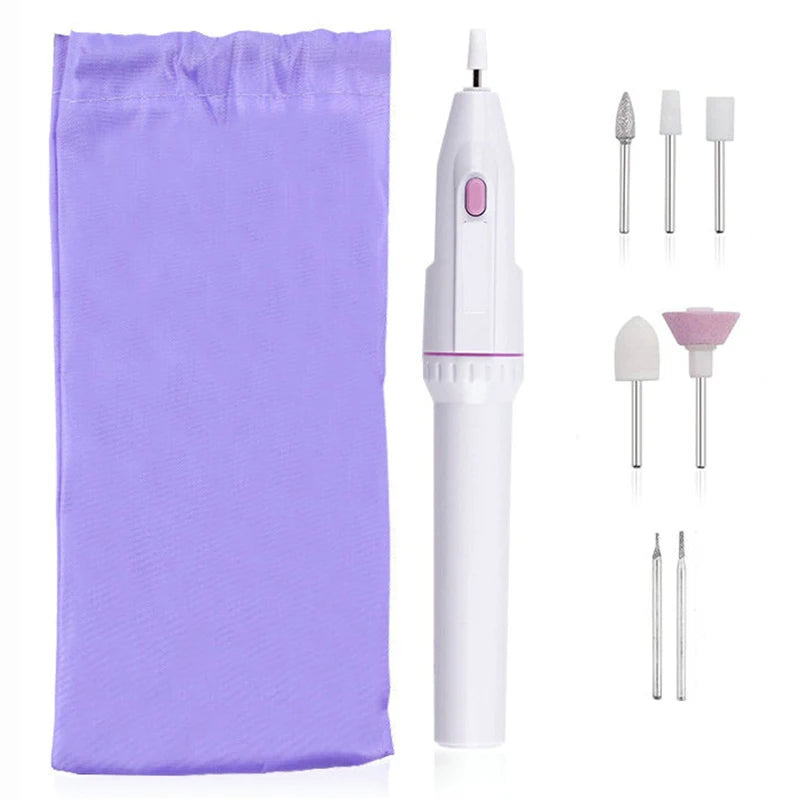 A Set Drill Equipments with 7 Drill Screw Epoxy Resin Jewelry Making Tools Grinding Polishing Tools for Jewelry Craft DIY