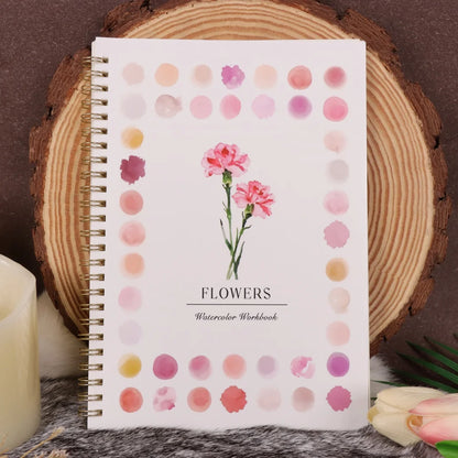 Beginner's Practice Book For Painting Watercolor Oil Painting Dyeing Album Comes Coloring Book  Advanced Painting