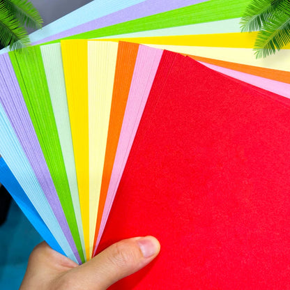 100 Pcs/Set Origami Paper Mixed Set DIY Supplies Colorful Handmade Paper Children's Creative Paper Cutting Handmad Material