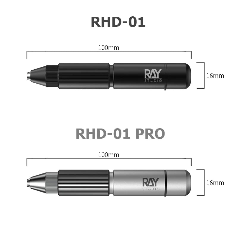 RAY STUDIO RHD Hatch Hand Drill Clamps 0.2~3.175mm Bits for Model & Figure Drilling Hobby Tool