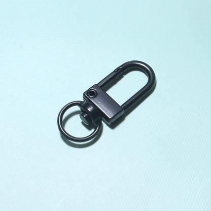 10/30/50Pcs/Lot Colorful Alloy Snap Lobster Clasp Hooks Keychain Findings for DIY Jewelry Making Key Ring Accessories Wholesale